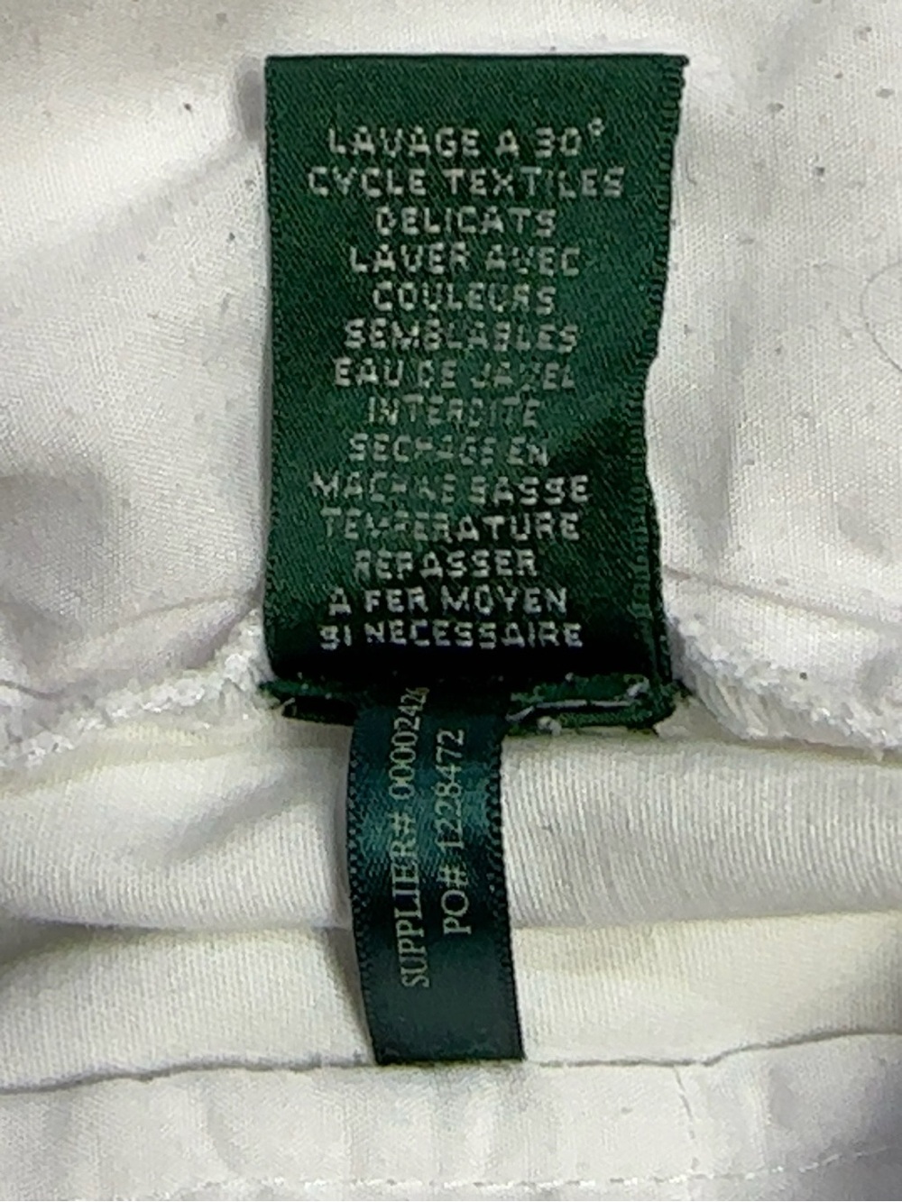 Lauren Ralph Lauren White Bermuda Shorts Size 6 Cotton Stretch Classic Preppy - Picture 7 of 7